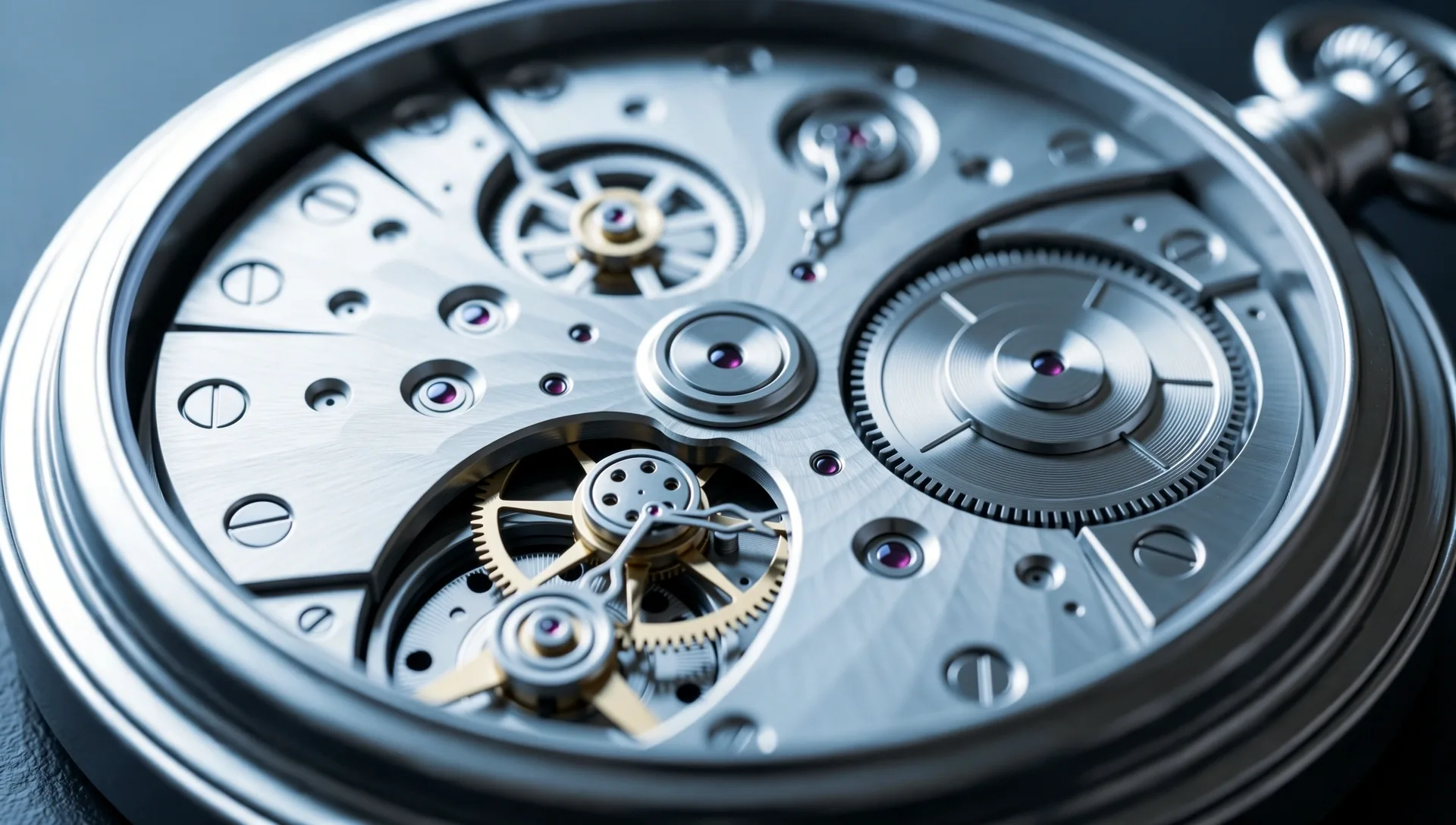 Luxury Watch Movement Close-up